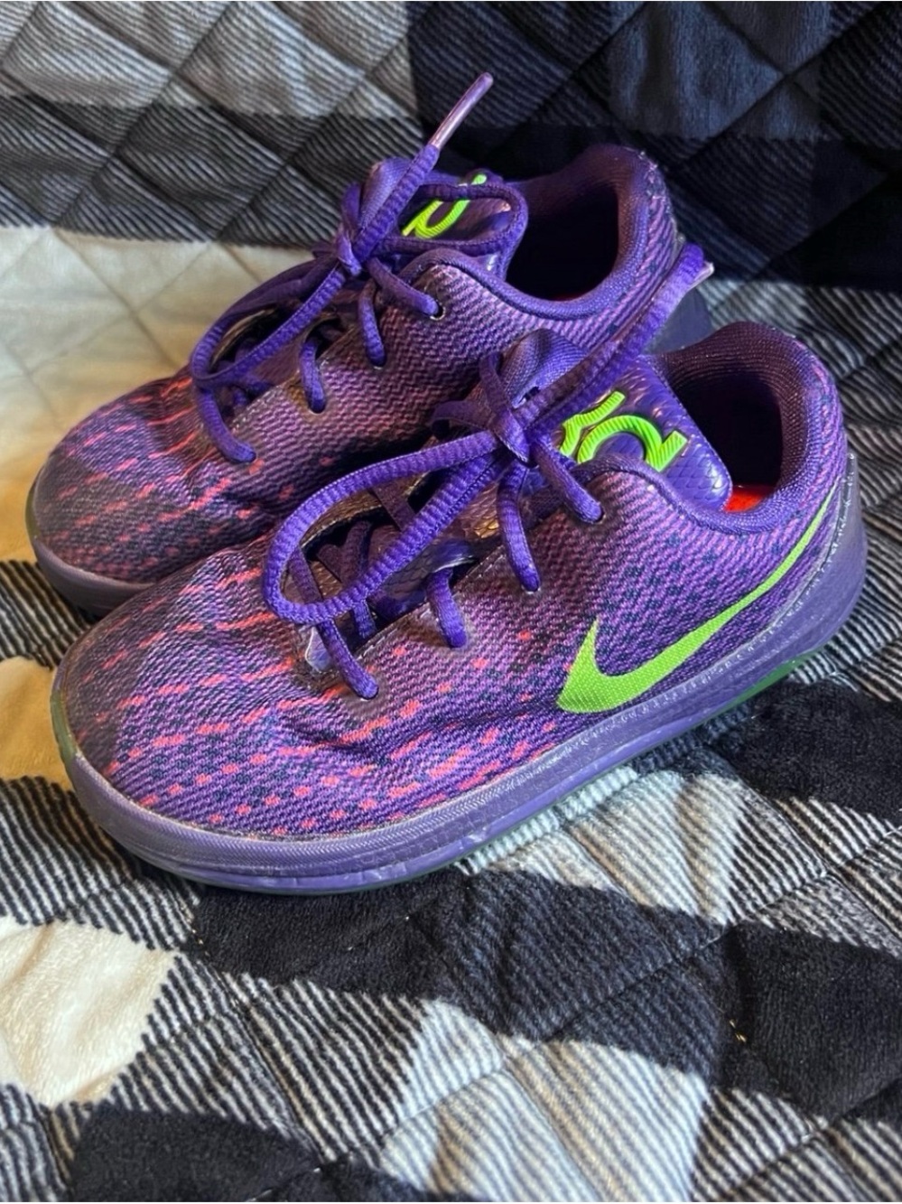 Nike KD 8 TD 'Court Purple' Toddler Shoes, Size 8c